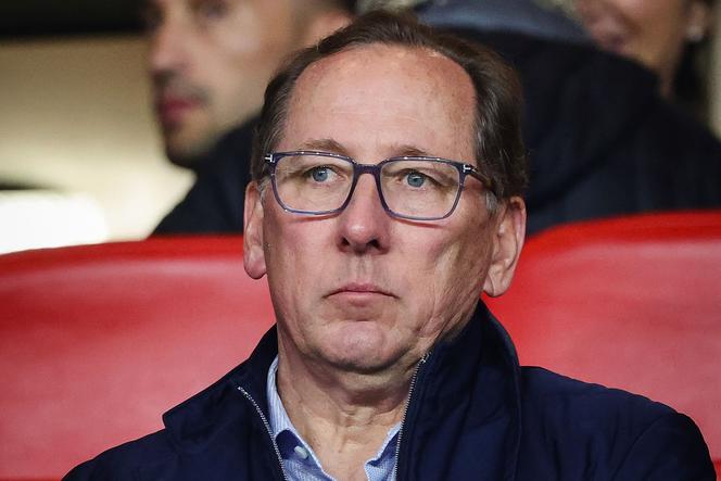 John Textor, le président de l’Olympique lyonnais, le 10 mai 2025, à Monaco.