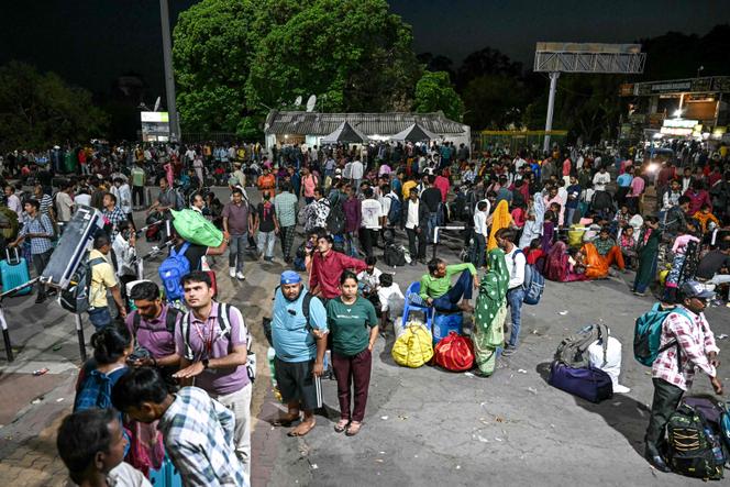 Dans la gare de Jammu Tawi, au Cachemire indien, le 10 mai 2025.