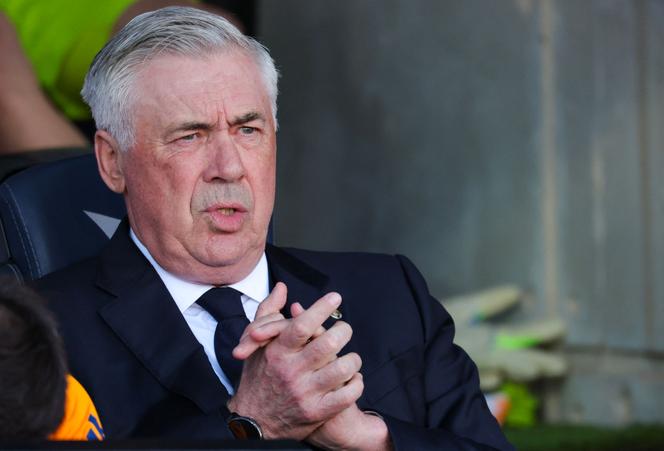 Carlo Ancelotti, à Barcelone, le 11 mai 2025. 