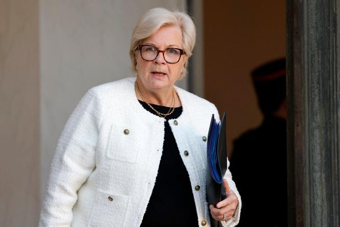 La ministre du travail, de la santé, des solidarités et des familles, Catherine Vautrin, au palais de l’Élysée, à Paris, le 5 mars 2025.