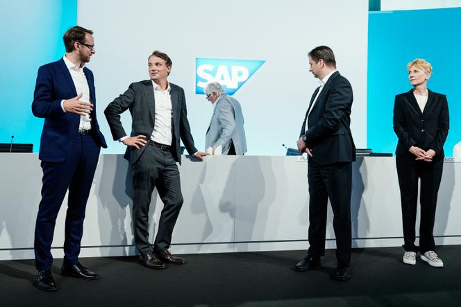 Lors de l’assemblée générale annuelle de SAP, à Walldorf, en Allemagne, le 18 mai 2022.
