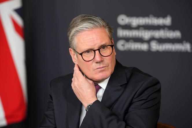 Le premier ministre britannique, Keir Starmer, lors du Sommet sur la sécurité des frontières à Londres, le 31 mars 2025.