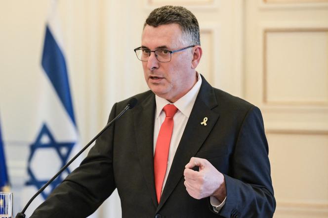 Le ministre des affaires étrangères israélien, Gideon Saar, à Athènes, le 13 mars 2025.
