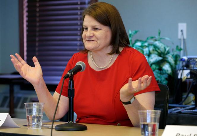Hannah Dugan, lors d’un forum au barreau de Milwaukee (Wisconsin), le 15 mars 2016.