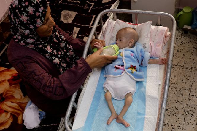 A l’hôpital Nasser, à Khan-Younès, dans le sud de la bande de Gaza, le 30 avril 2025.