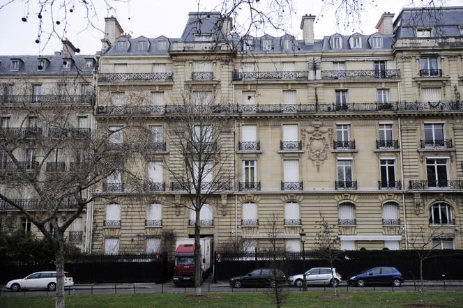 L’hôtel particulier du vice-président équato-guinéen, Teodoro Nguema Obiang Mangue, avenue Foch à Paris, le 14 février 2012.