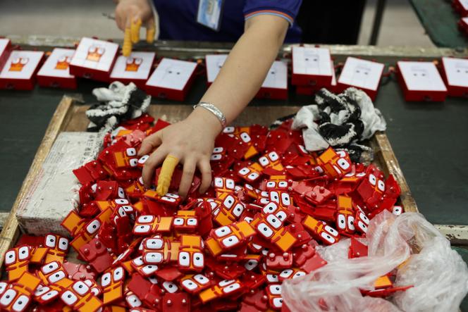 Dans une usine de jouets à Shaoguan, dans la province du Guangdong, en Chine, le 9 mai 2025.