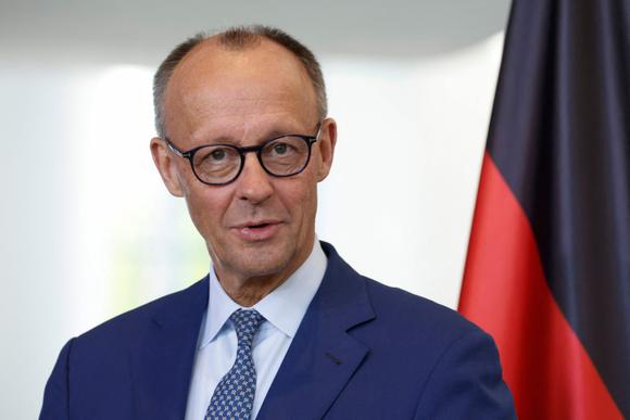 Le chancelier allemand, Friedrich Merz, à Berlin, le 13 mai 2025.