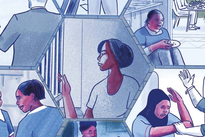 Capture d’écran de la couverture du rapport d’Amnesty International intitulé « Locked in, left out : the hidden lives of Kenyan domestic workers in Saudi Arabia ».
