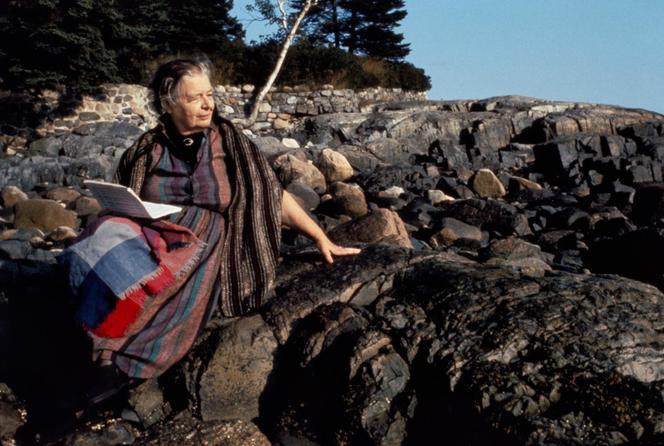 Marguerite Yourcenar à Rome, en 1982.