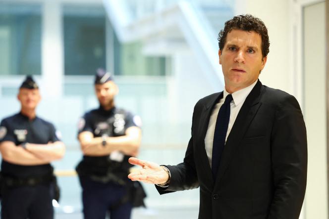 Jeremie Assous, avocat de Gérard Depardieu, au tribunal de Paris, le 13 mai 2025.