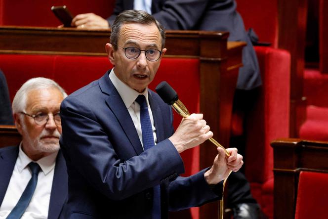 Le ministre de l’intérieur, Bruno Retailleau, répond aux questions aux gouvernements, à l’Assemblée nationale, le 13 mai 2025.