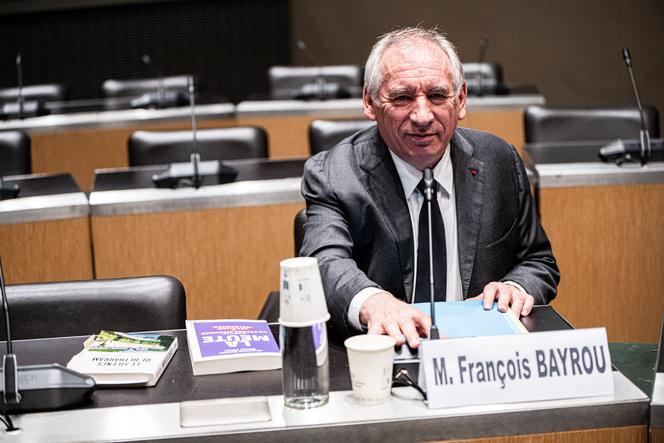 Le premier ministre, François Bayrou, lors de son audition par la commission d’enquête sur les violences dans les établissements scolaires à l’Assemblée nationale, à Paris, le 14 mai 2025.