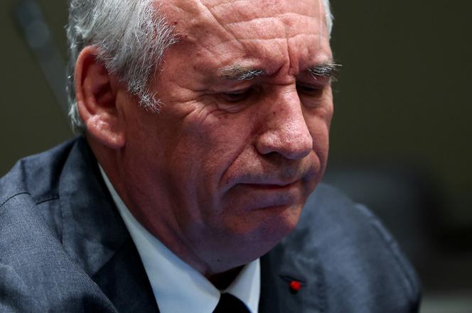 Le premier ministre, Francis Bayrou, pendant son audition de la Commission d’enquête parlementaire à Paris le 14 mai 2025.