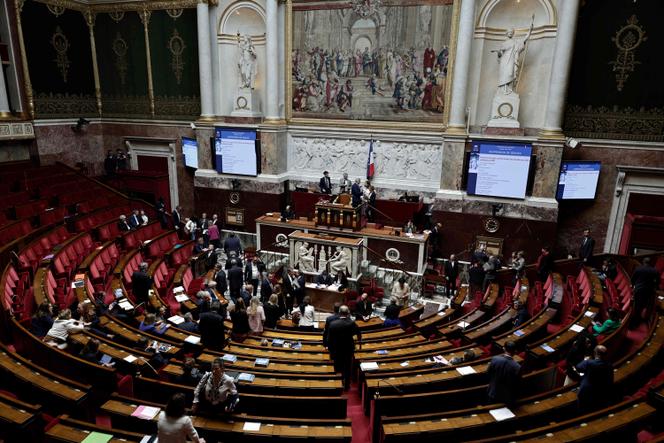 L’Assemblée nationale, à Paris, le 14 mai 2025.