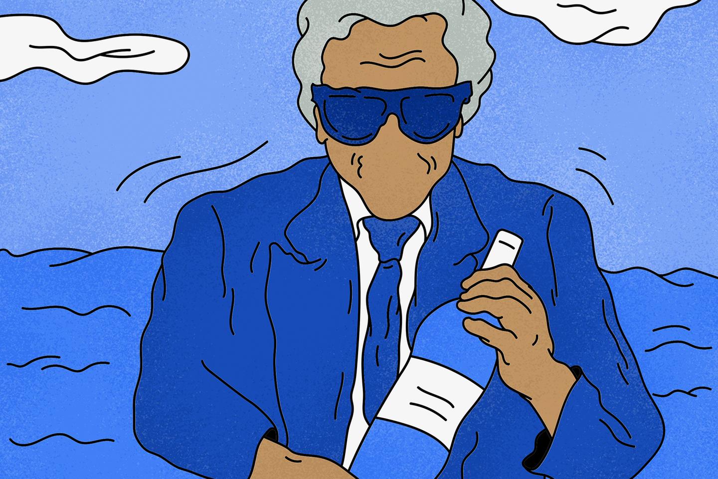 Le blues du « vin » bleu : « On n’est pas habitué à cette couleur. Mieux vaut le goûter à l’aveugle la première fois »