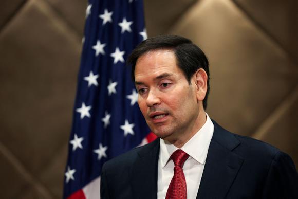 El Secretario de Estado de Estados Unidos, Marco Rubio, en Antalya el 15 de mayo de 2025.
