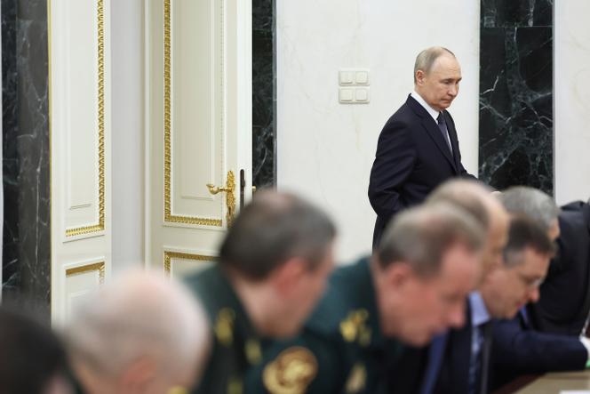 Le président russe Vladimir Poutine, à Moscou, le 14 mai 2025.