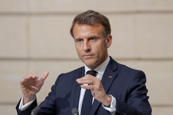 Emmanuel Macron, au palais de l'Elysée, le 7 mai 2025.