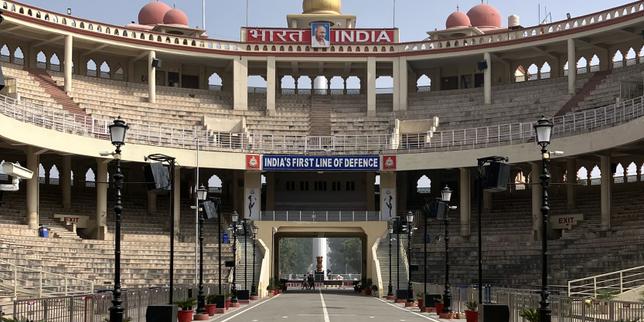 The 'Berlin Wall of Asia' between India and Pakistan is a strange site of theater and tears