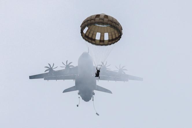 Lors d’un exercice militaire, à Castres (Tarn), le 25 février 2023. 