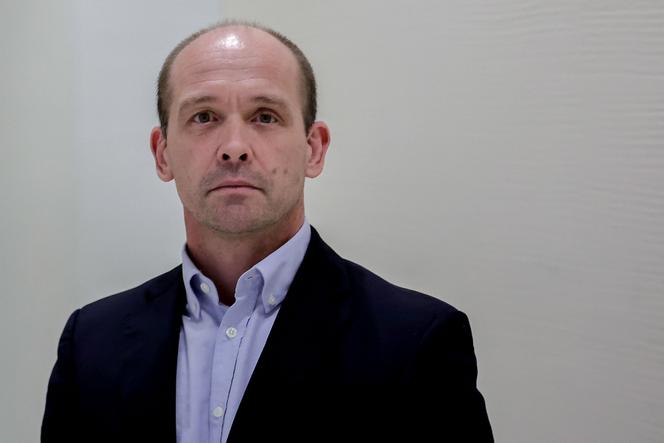 Le skipper Kevin Escoffier, au tribunal correctionnel de Paris le 24 mars 2025.