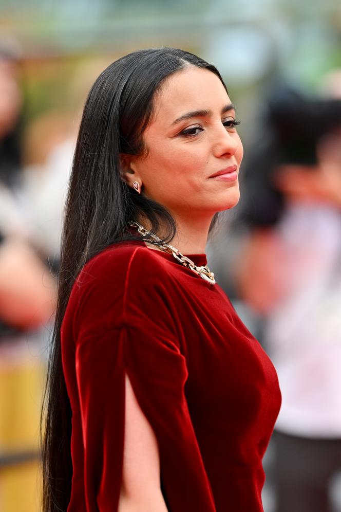 Hafsia Herzi, lors du Festival de Cannes, le 16 mai 2025.