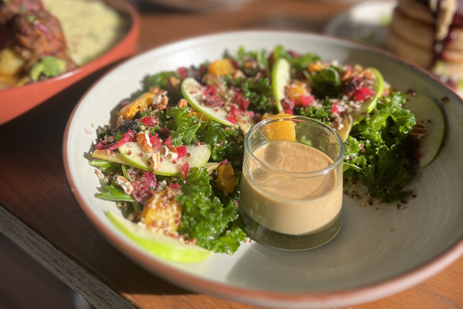 Au restaurant vegan Niya, à Casablanca, au Maroc.