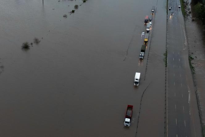 Des inondations causées par des pluies intenses dans la région de Buenos Aires en Argentine, en mai 2025.