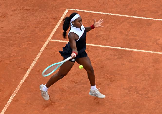 L’Américaine Coco Gauff, lors de la finale du tournoi de Rome, le 17 mai 2025.