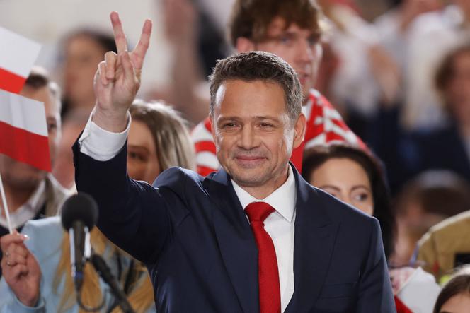 Le maire de Varsovie, Rafal Trzaskowski, à Sandomierz, en Pologne, le 18 mai 2025.