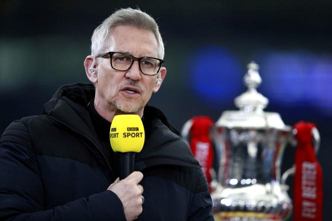 Gary Lineker, à Leicester (Royaume-Uni), le 21 mars 2021.