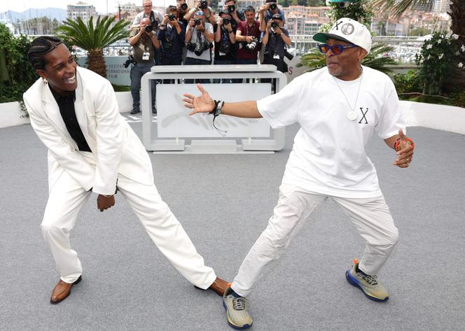 ASAP Rocky et Spike Lee à Cannes, le 19 mai 2025.