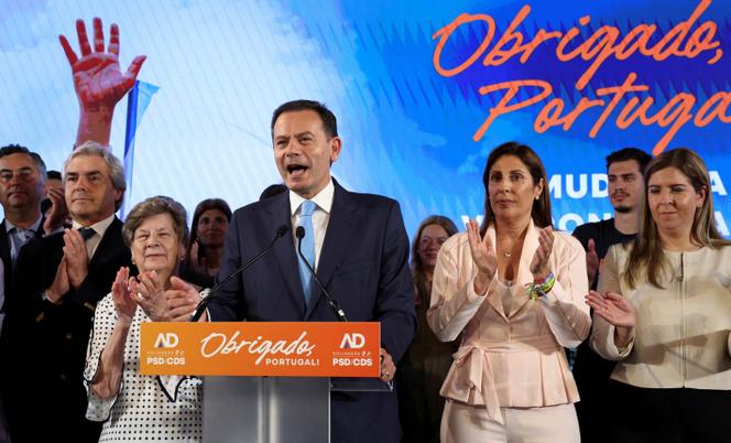 Le leader du Parti social-démocrate (PSD) et de l’Alliance démocratique (AD) du Portugal, Luis Montenegro, à Lisbonne, au Portugal, le 19 mai 2025.
