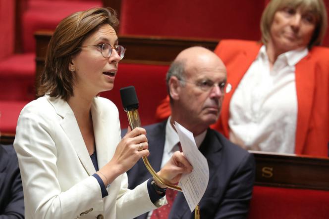 Amélie de Montchalin, ministre chargée des comptes publics, à l’Assemblée nationale, le 30 avril 2025.