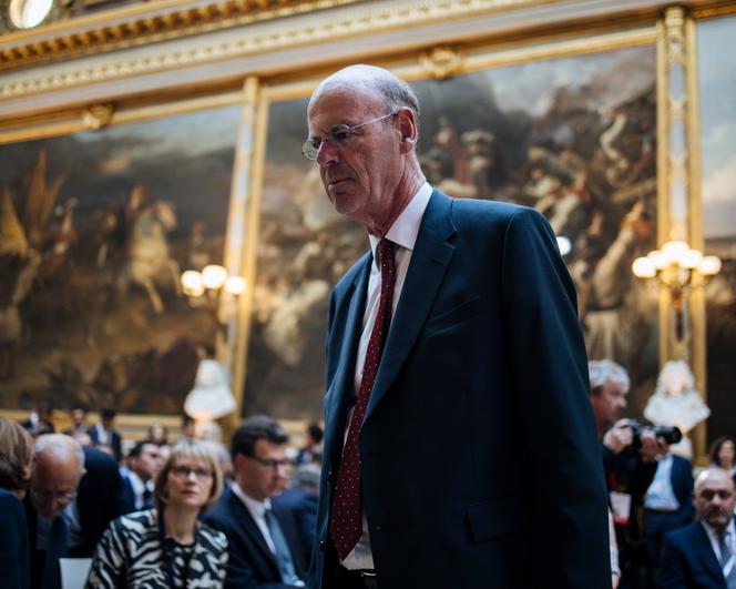 Le ministre de l’économie, Eric Lombard, lors du sommet Choose France, à Versailles, le 19 mai 2025.