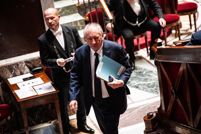 Le premier ministre, François Bayrou, lors de la séance des questions au gouvernement, à l’Assemblée nationale, à Paris, le 14 mai 2025.