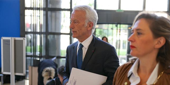 Patrick Martin, le président du Medef, au ministère de l’économie, à Paris, le 14 avril 2025.
