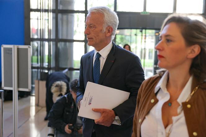 Patrick Martin, le président du Medef, au ministère de l’économie, à Paris, le 14 avril 2025.