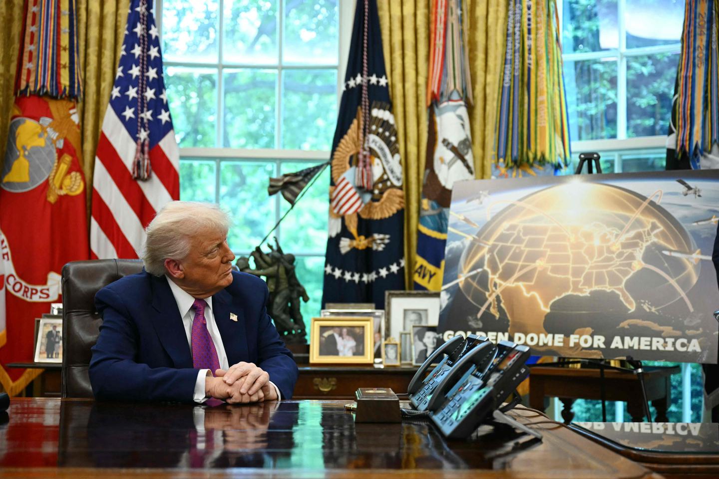 Trump unveils $175 billion 'Golden Dome' missile defense program with weapons in space