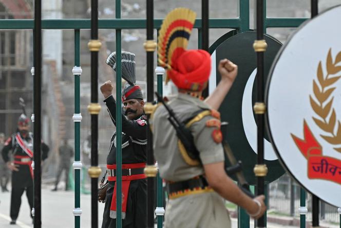 A la frontière indo-pakistanaise, le poste frontière terrestre d’Attari-Wagah, le 20 mai 2025.