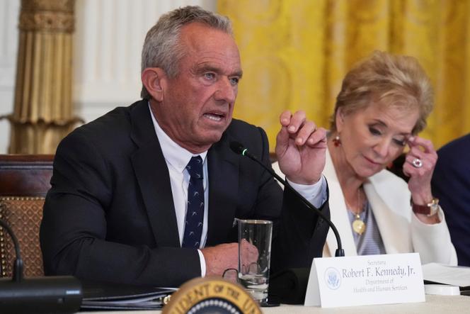 Le secrétaire américain à la santé, Robert F. Kennedy Jr (« RFK »), à Washington, le 22 mai 2025.