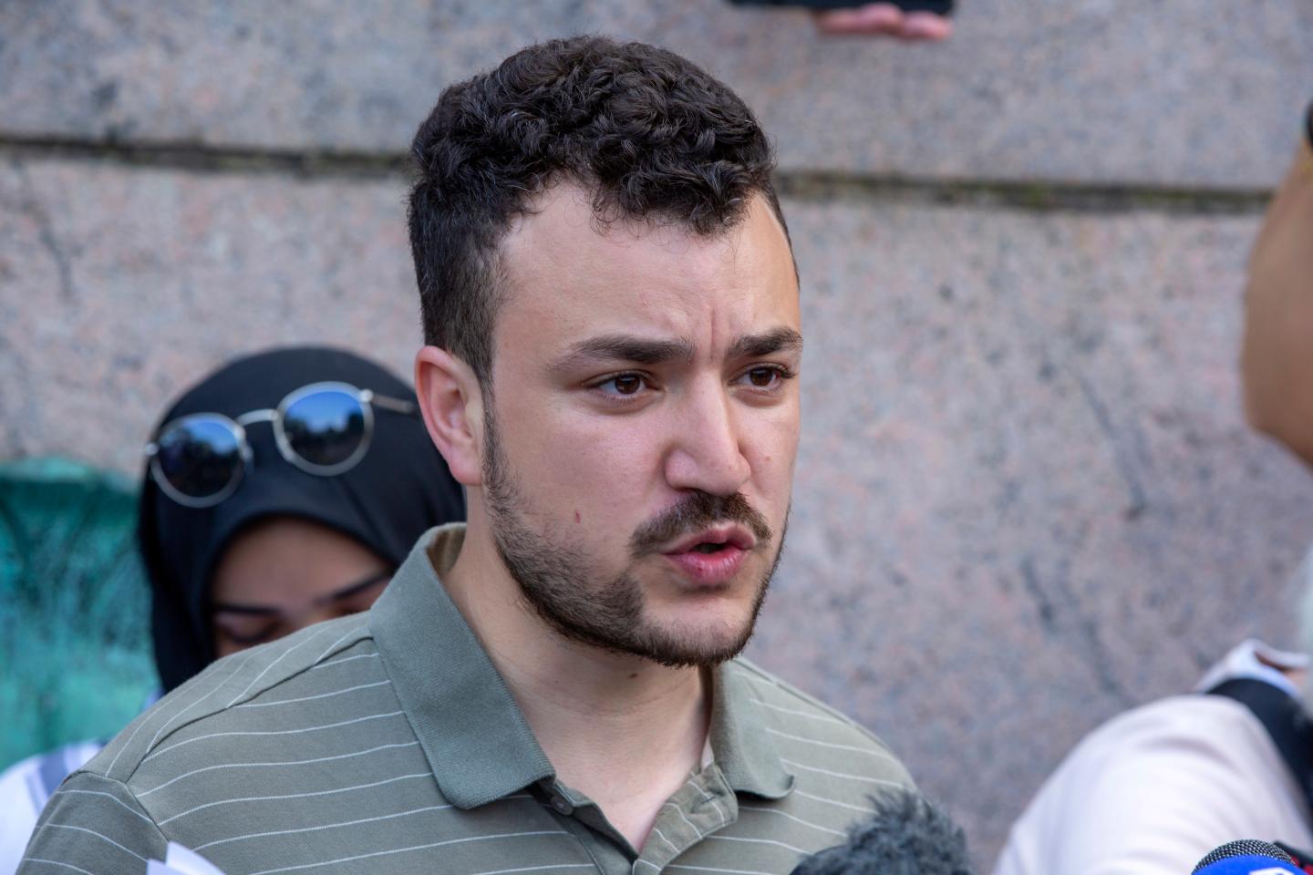 Federal judge rules that the US government must release Columbia University protester Mahmoud Khalil