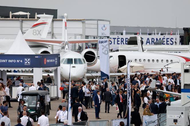 Au salon international de l’aéronautique et de l’espace du Bourget (Seine-Saint-Denis), le 19 juin 2023.