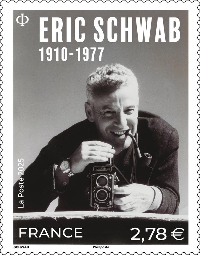 « Eric Schwab », d’après une photo d’E. Schwab. Héliogravure. Mise en page de Valérie Besser. Tirage : 610 200 exemplaires.