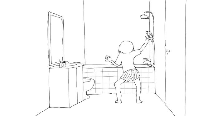 Image extraite de la série animée « Samuel », créée par Emilie Tronche.
