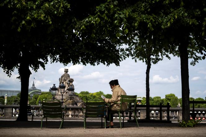 Dans le jardin des tuileries à Paris, le 10 mai 2019.