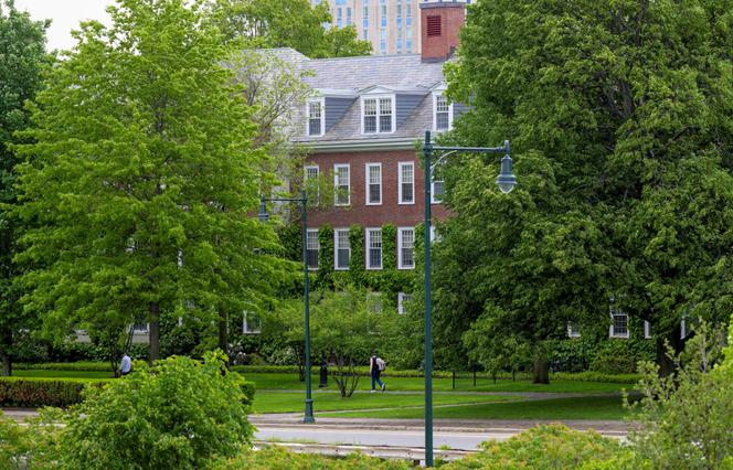 A l’université Harvard, le 23 mai 2025.