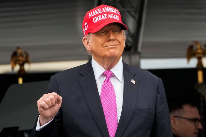 Donald Trump na Academia Militar dos Estados Unidos em West Point, em 24 de maio de 2025.
