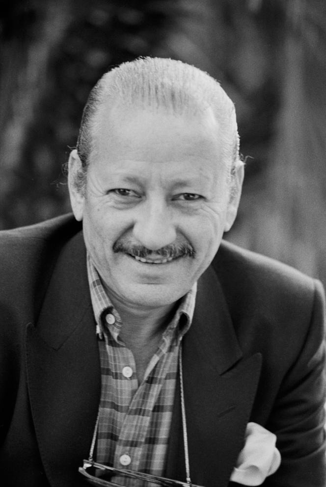 L’acteur et réalisateur algérien Mohamed Lakhdar Hamina, à Montpellier, le 3 novembre 1986.